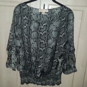 MICHAEL KORS SILKY TUNIC Medium